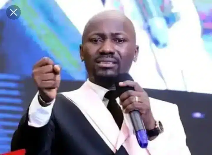 A photo showing Apostle Johnson Suleman. 