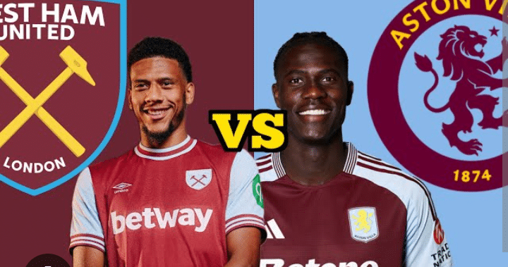 Live: West Ham vs Aston Villa